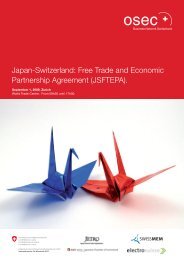 Japan-Switzerland: Free Trade and Economic Partnership ... - SJCC