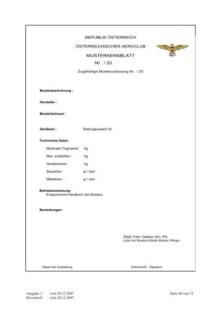 OHB Ausgabe 1 Rev. 0 - HGPG #18a - Freiflieger-Magazin