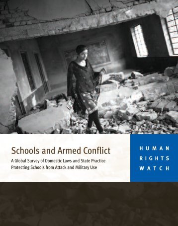 Schools and Armed Conflict - Human Rights Watch