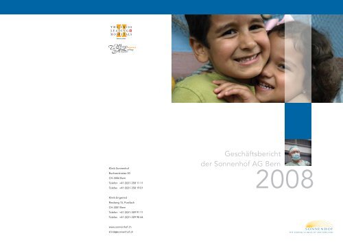 Geschäftsbericht der Sonnenhof AG Bern - Elternschule Engeried ...