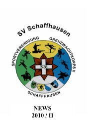 SV II Schaffhausen - bei der SV GWK II
