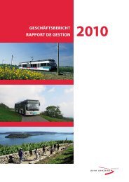 Geschäftsbericht asm 2010 - Aare Seeland mobil AG