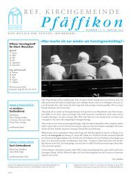 Ausgabe vom 11. Januar 2013 - reformierten Kirchgemeinde ...