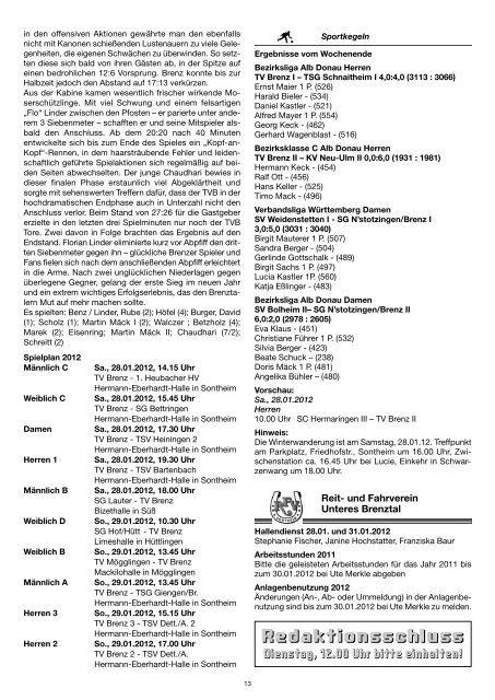 Nachrichtenblatt - Gemeinde Sontheim an der Brenz