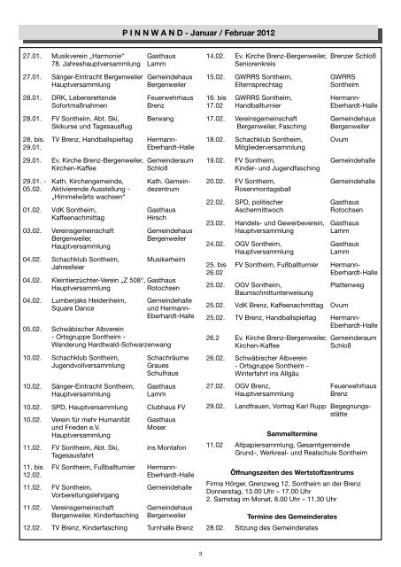 Nachrichtenblatt - Gemeinde Sontheim an der Brenz