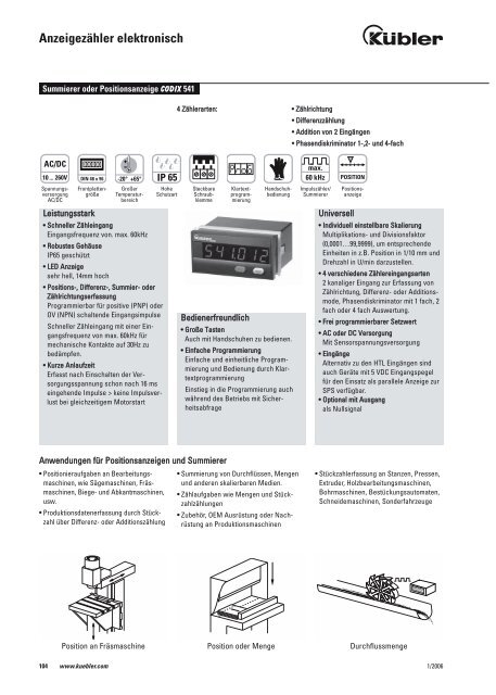 Anzeigezähler elektromechanisch