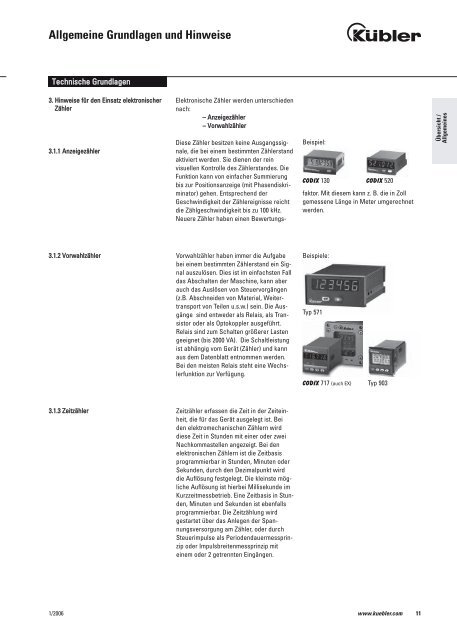 Anzeigezähler elektromechanisch