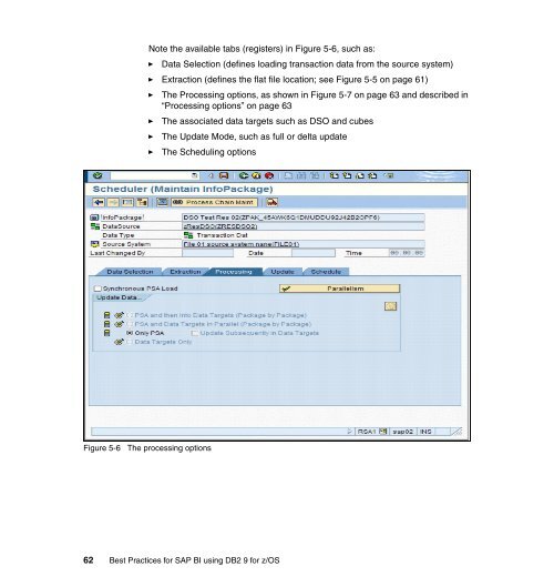 Best Practices for SAP BI using DB2 9 for z/OS - IBM Redbooks