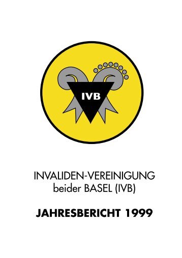 Jahresbericht 1999 - IVB Behindertenselbsthilfe beider Basel