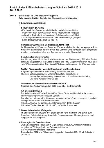 Elternbeiratssitzung Protokoll vom 28-10-2010.pdf - Gymnasium ...