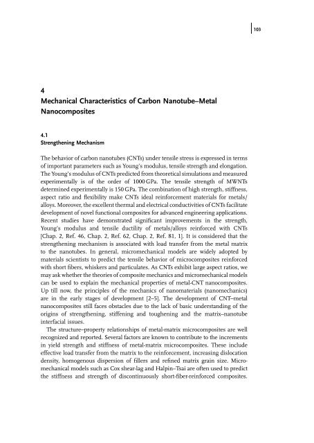 Carbon Nanotube Reinforced Composites: Metal and Ceramic ...