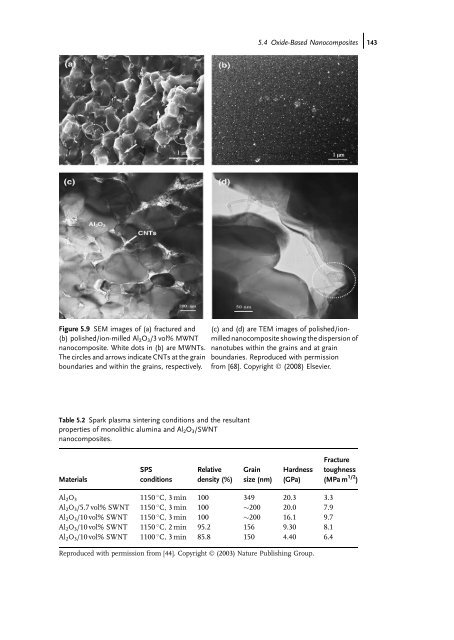 Carbon Nanotube Reinforced Composites: Metal and Ceramic ...