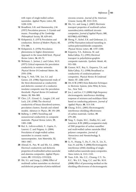 Carbon Nanotube Reinforced Composites: Metal and Ceramic ...