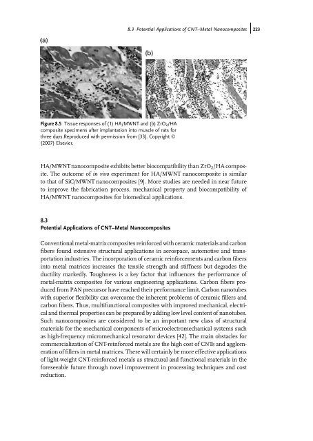 Carbon Nanotube Reinforced Composites: Metal and Ceramic ...