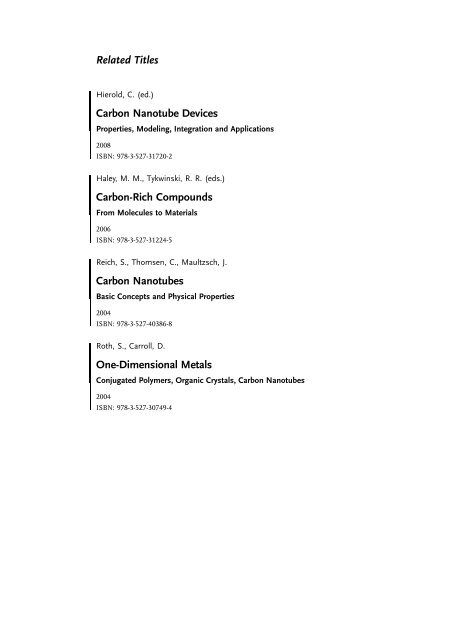 Carbon Nanotube Reinforced Composites: Metal and Ceramic ...