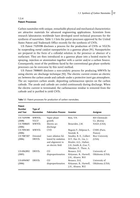 Carbon Nanotube Reinforced Composites: Metal and Ceramic ...