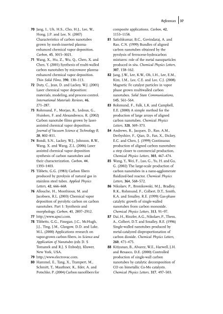 Carbon Nanotube Reinforced Composites: Metal and Ceramic ...