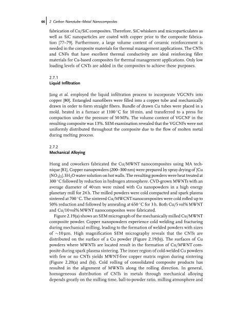 Carbon Nanotube Reinforced Composites: Metal and Ceramic ...