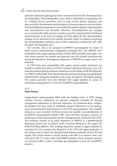 Carbon Nanotube Reinforced Composites: Metal and Ceramic ...