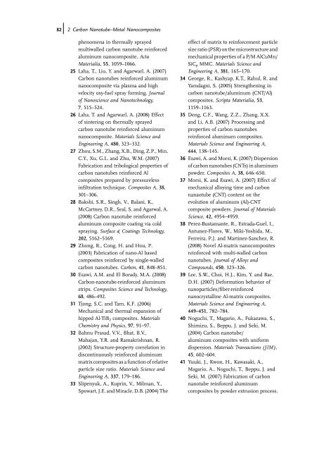 Carbon Nanotube Reinforced Composites: Metal and Ceramic ...