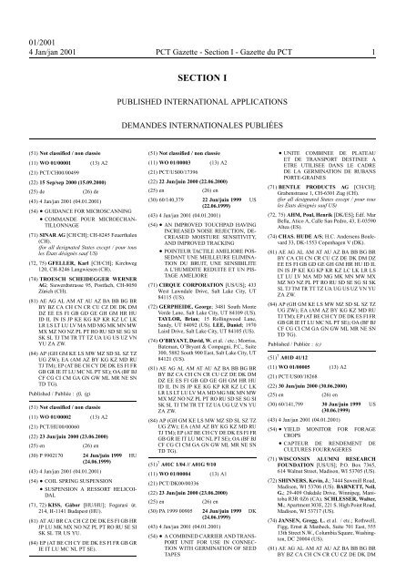 Pct 01 1 World Intellectual Property Organization Pct 01 1 World Intellectual Property Organization