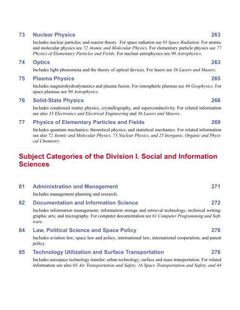 Scientific and Technical Aerospace Reports Volume 39 April 6, 2001