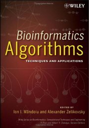 Bioinformatics Algorithms: Techniques and Applications