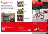 Jubiläumsflyer - Kreissparkasse Fallingbostel in Walsrode