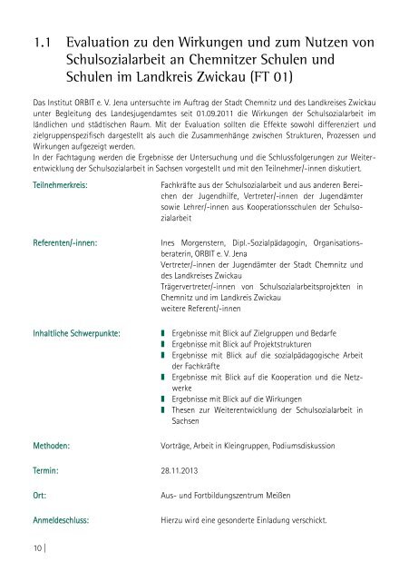 zum Fortbildungsprogramm 2013 - Sächsisches Staatsministerium ...