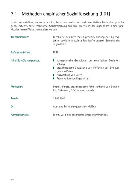 zum Fortbildungsprogramm 2013 - Sächsisches Staatsministerium ...