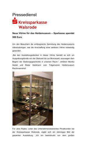 Pressedienst 5 Kreissparkasse Walsrode