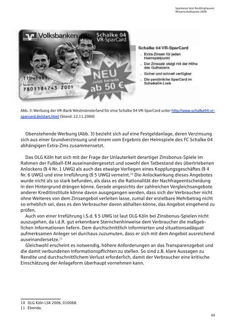 Wissenschaftsförderung der Sparkasse Vest Recklinghausen