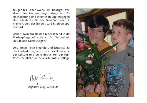 Marienpflege Ellwangen - Freundeskreisheft - Kinder- und ...