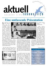 Ausgabe 2 - 1999 - Lebenshilfe Rotenburg Verden