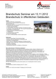 Brandschutz in öffentlichen Gebäuden - Brandschutz Heimlich GmbH