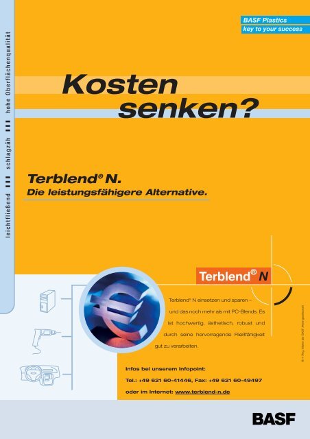 Die Zauberkünstler: Die Welt der Polyurethane Die ... - BASF Plastics