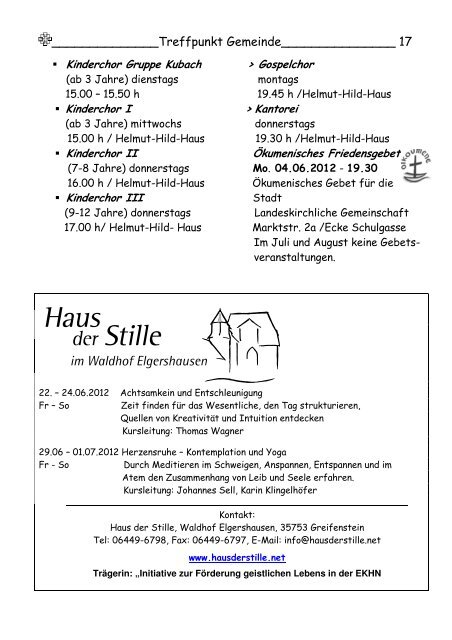 Juni/Juli 2012 - Ev. Kirchengemeinde Weilburg