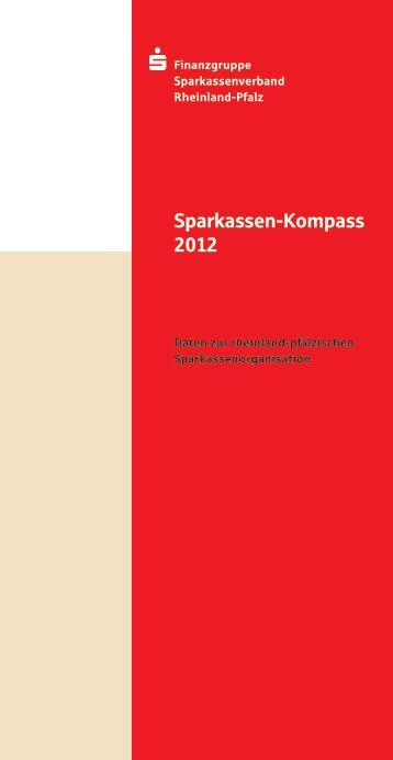 Sparkassen-Kompass 2012 - Sparkassenverband Rheinland-Pfalz