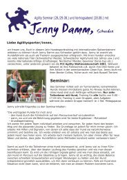 Jenny Damm - Agility Service