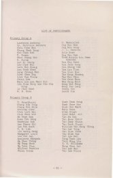 LIST OF PARTICIPANTS Primary Group A Lawrence Anthony Sr ...