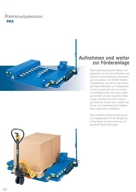 Prospekt Materialhandling - Gruse Maschinenbau GmbH & Co. KG