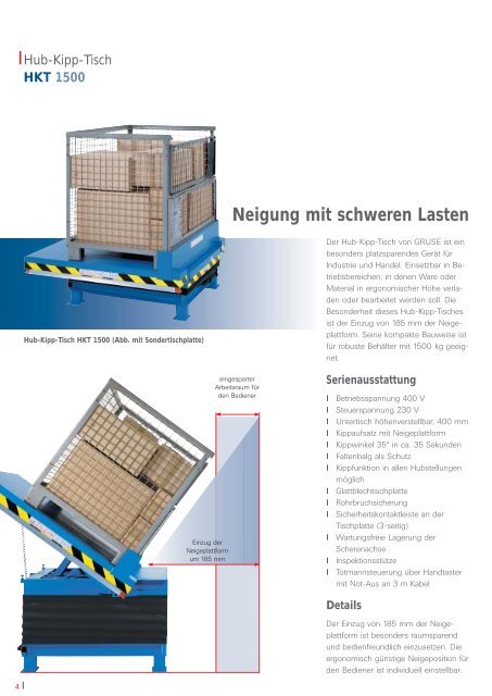 Prospekt Materialhandling - Gruse Maschinenbau GmbH & Co. KG