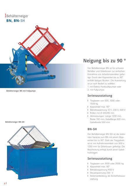 Prospekt Materialhandling - Gruse Maschinenbau GmbH & Co. KG