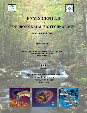 ENVIS CENTER - ENVIS Centre on Environmental Biotechnology ...