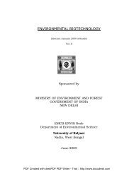 Vol. 2 - ENVIS Centre on Environmental Biotechnology, Kalyani ...