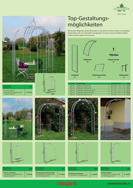 Harmonische Akzente in Ihrem Garten