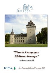 “Plan de Campagne Château Jemeppe” - Cor Denneman Heilscher