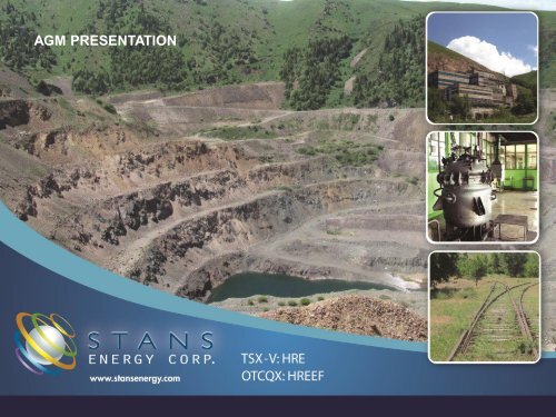 AGM PRESENTATION - Stans Energy Corp.