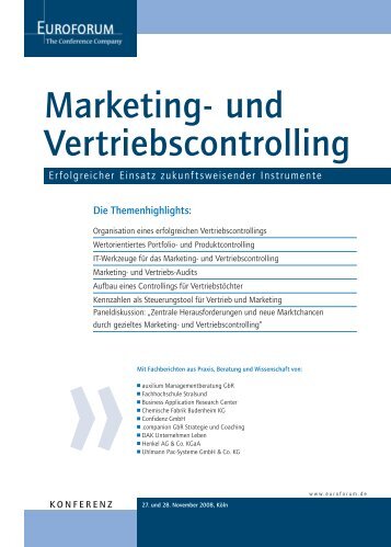 Marketing- und Vertriebscontrolling - companion Strategieberatung