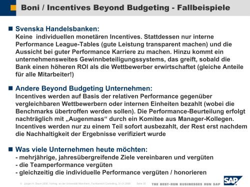 Controlling Beyond Budgeting: Anregungen des ... - Juergen Daum